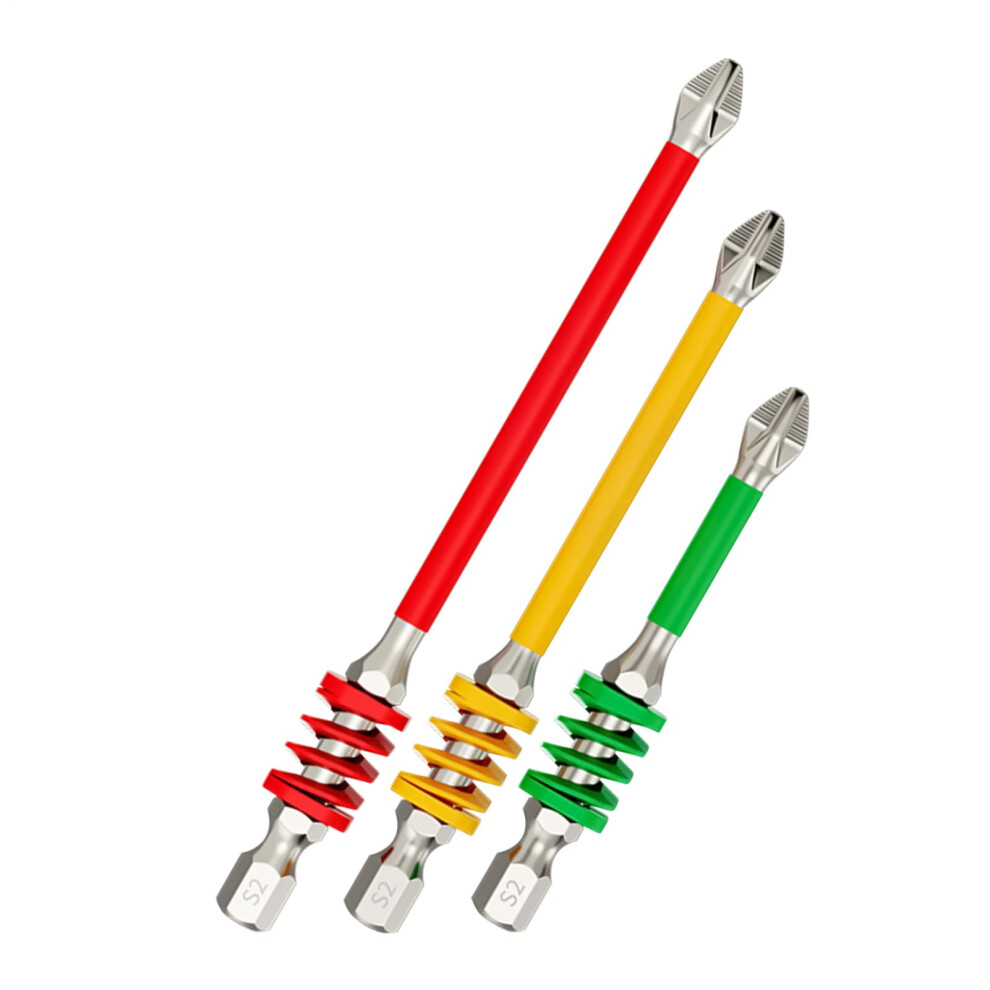Drill Bits For Screwdrivers, Nonslip Screwdriver Attachments, Spring Drill Attachment, Universal Fit For Crafts 9382693929549