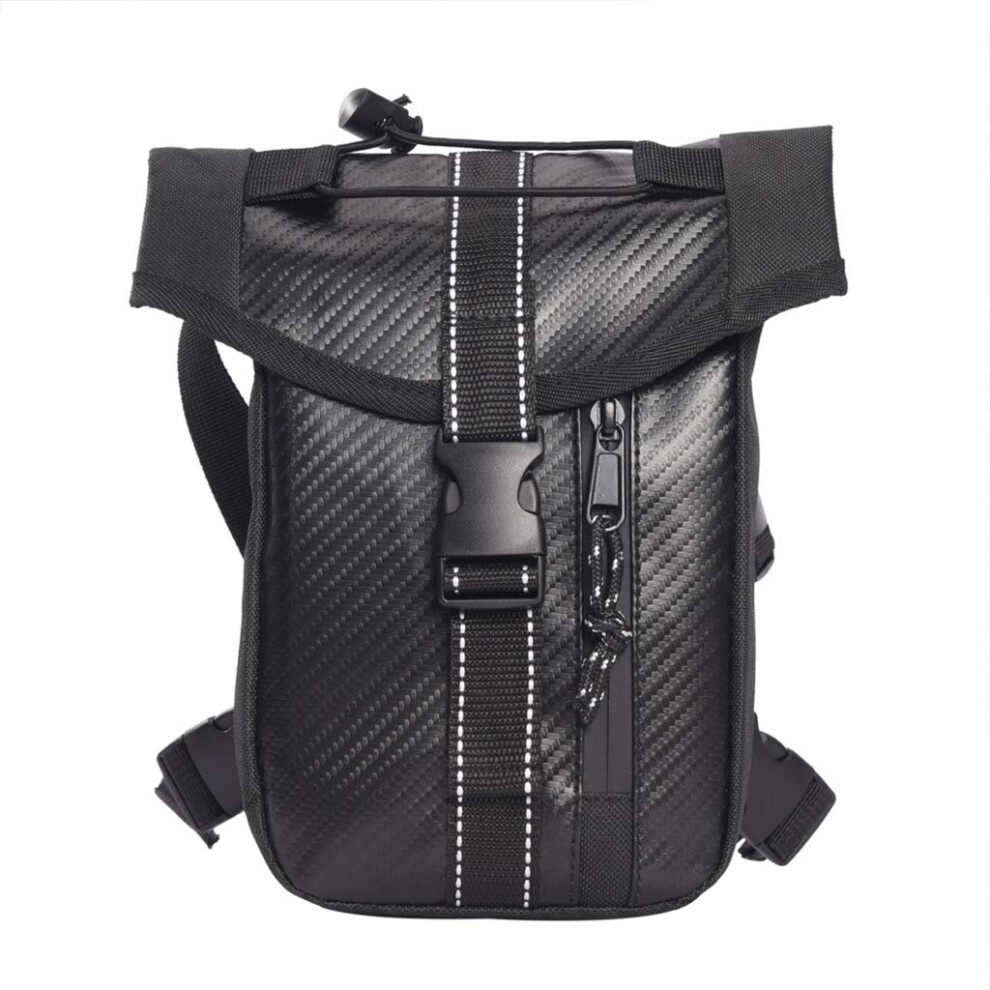 Men Drop Waist Leg Bag Thigh Belt Hip Bum Motorcycle Tactical Tactica Nylon Adjustable Size Black 9426802639230