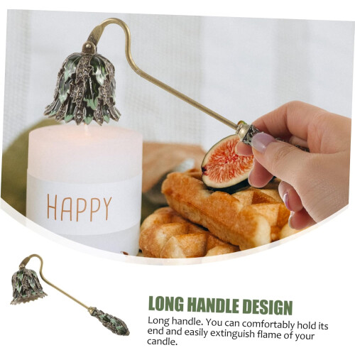 Long Handle Candle Snuffer For Scented Candles Wick Extension Flame Snuffer Tool 2