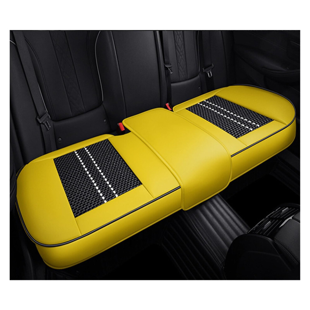 Car Seat Pads Breathable Pu Leather Nonslip Cushion Universal Size Rear Seat Mat Green 9347817237504