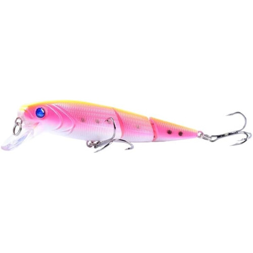3 Segment Artificial Hard Baits Multi Jointed Swimbaits Saltwater Lures With Hook Color 5 Dynamic Action 2