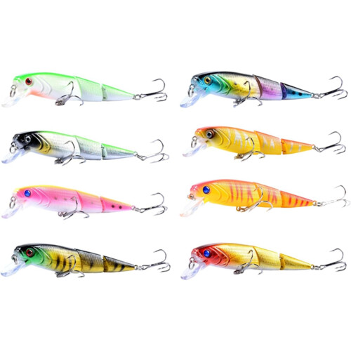 3 Segment Artificial Hard Baits Multi Jointed Swimbaits Saltwater Lures With Hook Color 5 Dynamic Action 1