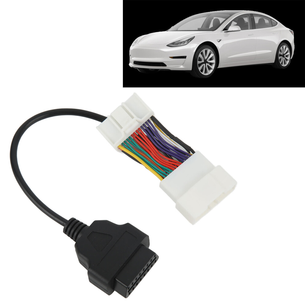 16Pin Obd2 Adapter Cable For Tesla Model 3/Y 2019-2021 Replacement 7891373767606