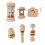 6-teiliges Babyrassel-Set aus Holz mit 6