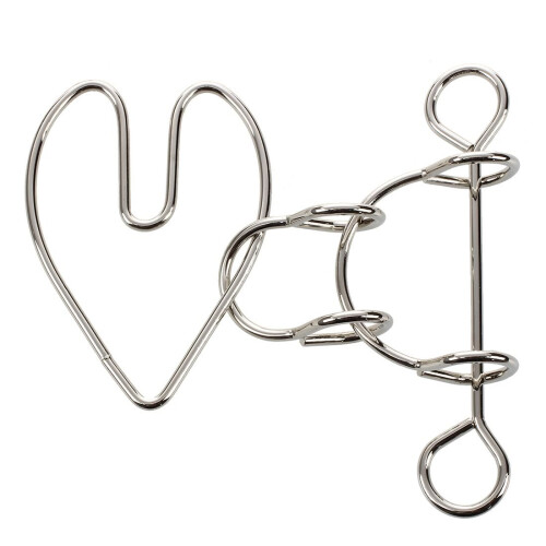 'Heartache Wire Brainteaser Metal Puzzle'
