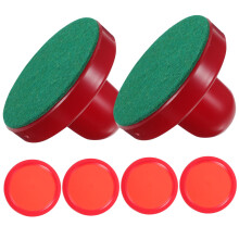 Air hockey paddle and pusher set – 8piece 76mm replacement for hockey game equipment