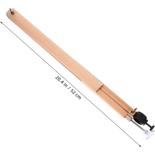 Drawing Compass Geometry Compass Professional Large Math Teaching Compass Blackboard Teaching Aids Wood Beige 2