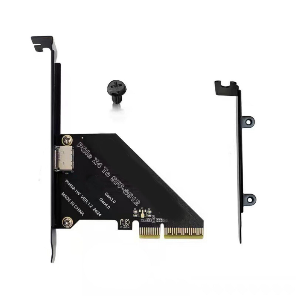 Pcie 4.0X1x4 Pciexpress To Sff 8612 Adapter For Sff8639 Solid State Drive In Pcs And Workstations Oculink 1Wx4 9426802639650