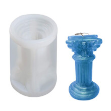 3D Roman Column Mold Silicone For Clay And Fondant, Soap And Chocolate Decoration, Holy Infant Thin Model