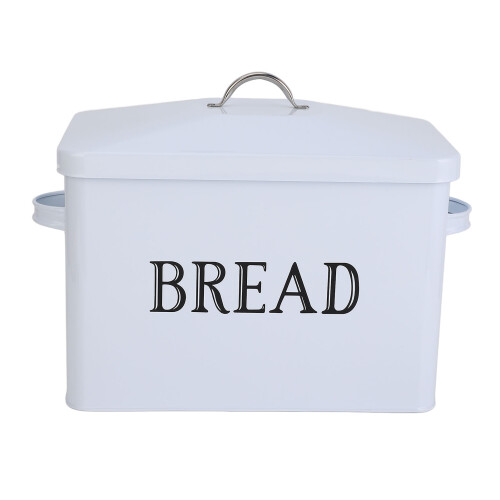 Brotkasten aus Metall mit Griff, multifunktional,