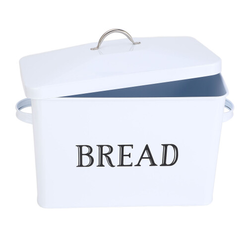 Brotkasten aus Metall mit Griff, multifunktional, 1