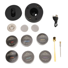 Elektrisches Cocktail-Raucher-Set mit Holzspänen,