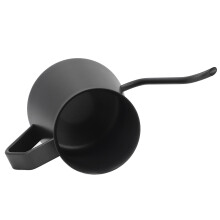 Stainless Steel 400ml Drip Kettle with Ergonomic Swan Neck Black