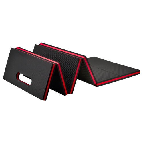 Foldable Floor Mat EVA Mechanic Knee Pad Cushion, Thick Working Mat, Auto Maintenance Tool, Garage Workshop Red