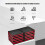 Foldable Floor Mat EVA Mechanic Knee Pad Cushion, Thick Working Mat, Auto Maintenance Tool, Garage Workshop Red 4