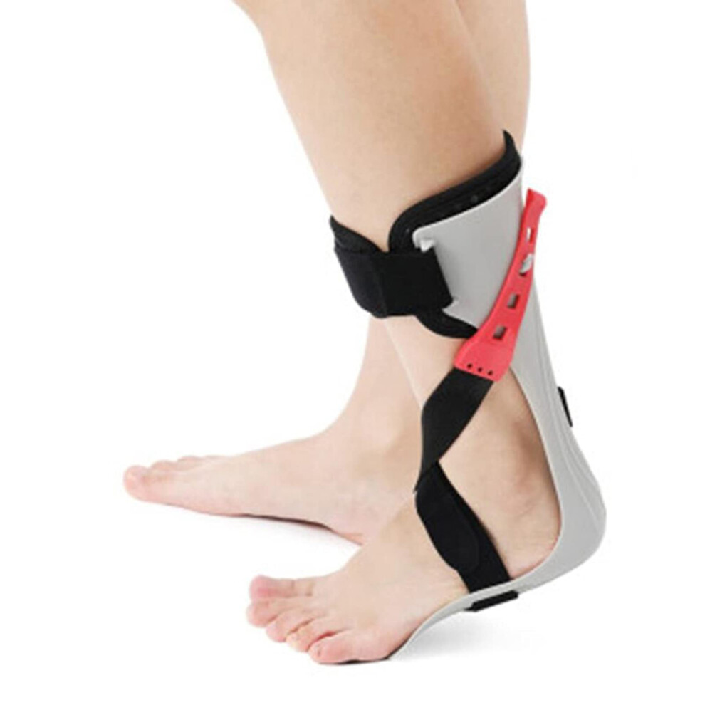 Foot Lift Orthosis, Adjustable AFO Ankle Brace Support for Improved Gait (Right M)