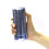 2 Pcs Aluminum Glasses Case Hard Shell Spectacles Box for Small and Medium Frames, Silver & 6