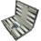 15 Inch Folding Backgammon Set  Leather Case Portable Travel Board 5
