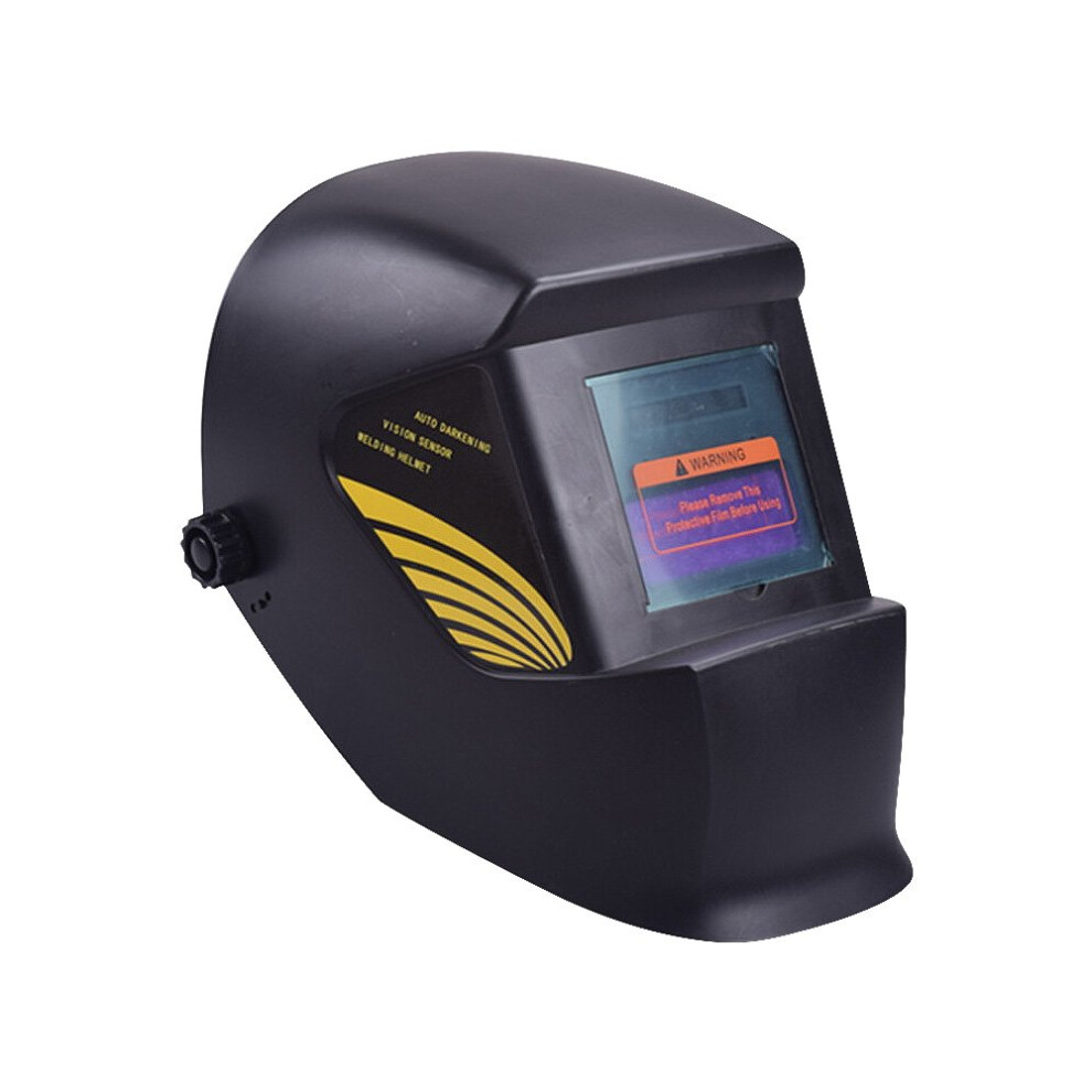 Auto Darkening Welding Helmet Solar Powered For Arc Tig Mig Plasma Cutting Shade 4/913 Uv/Ir Din 16 Black 9426802639940