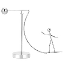 Brinquedo interativo de equilíbrio físico cinético, decoração de mesa para alívio do estresse em casa e no escritório, escultura de movimento