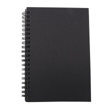 Retro Style Kraft Paper Blank Sketchbooks for School Stationery (Black and White)