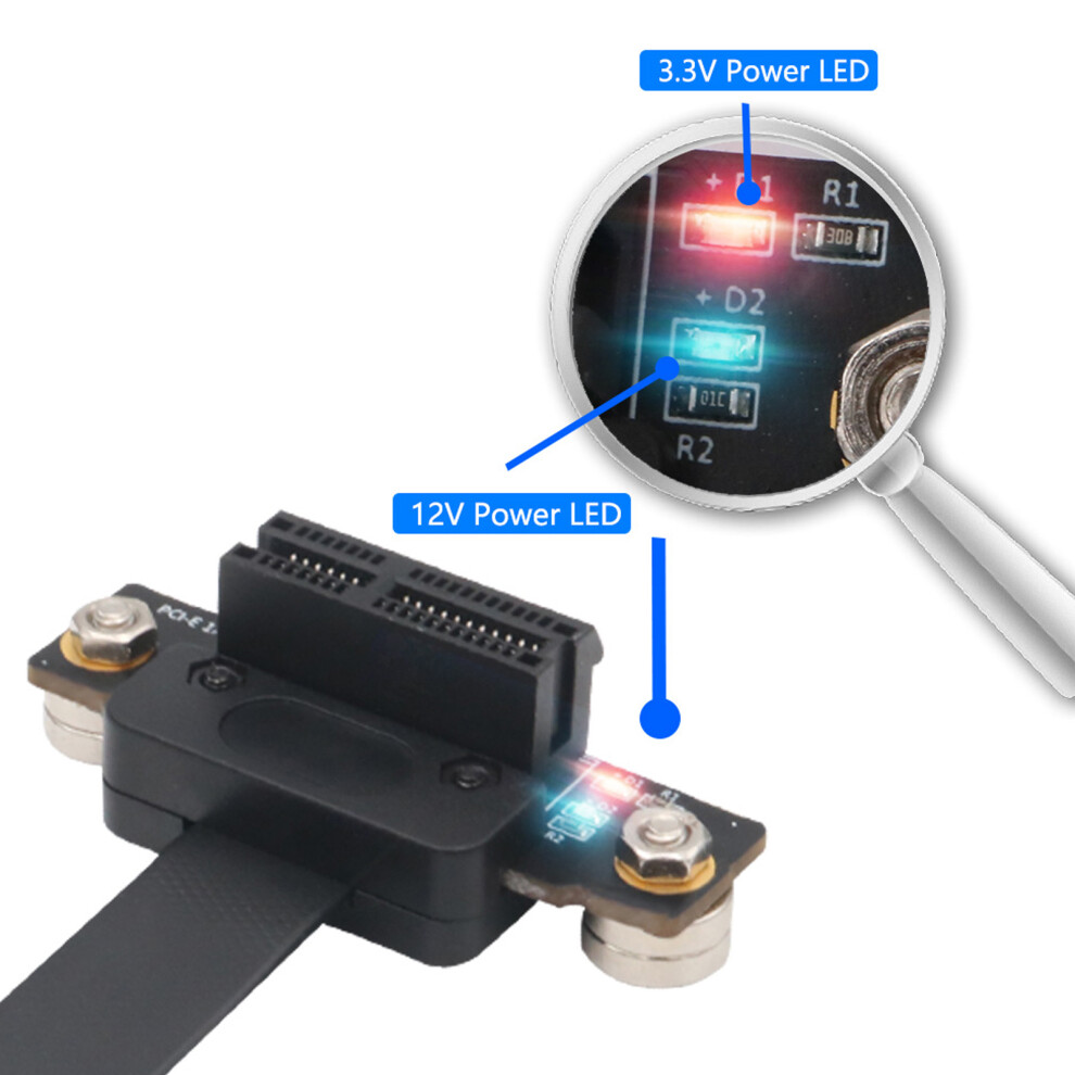 Verlã¤Ngerungskabel PciâE 1X Dual 90 7661675867980