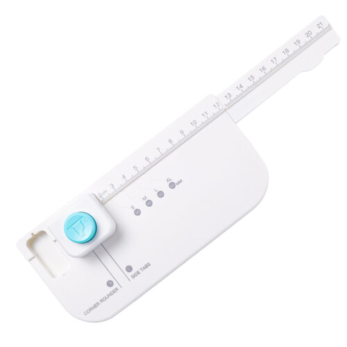 File Tab Punch, 4 Size Flap Puncher Tool for Scrapbooking, Diaries, Planners