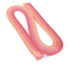 Quilling Paper Strips Colour Gradient 5 mm Pink Craft Paper Filigrana Colour Ramps Chromatic Crescendo Pack of 120 Length 54 cm rose