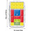 Magnetic Sliding Block Game with 500 Challenges for Brain Training Ref: 1511 4
