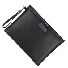 Document with large capacity suitcase with code lock, temperatureresistant cash protective bag, wallet zipper pouch