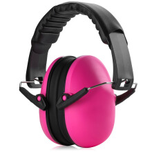 Ear Muffs Pink Hearing Protection, Noise Reduction Earmuffs for Children and Adults, Shooting, Hunting, Woodworking