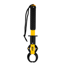 Fishes Lip Grabber With Scale Aluminum Alloys Fishing Tool Clamps Yellow Professional Fishing Tackle Clip