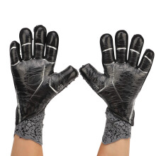 Starker Griff Keeper-Handschuhe für Kinder & Erwachsene, atmungsaktives Latex Schwarz, Größe 8