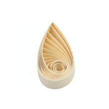Quilling Strips 5mm Paper Quilling Kit Plain Star Origami Paper DIY Handmade Solid Color Quilling Paper Filigree Strips (Ivory)