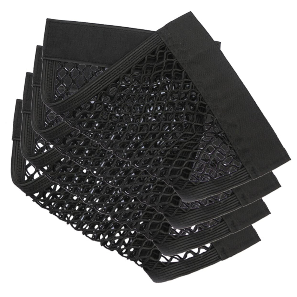 4Piece Trunk Cargo Net For Cars, Doublelayer Storage Net Made Of Oxford Fabric, Installs For Organizing Luggage And Accessories 9382693757180
