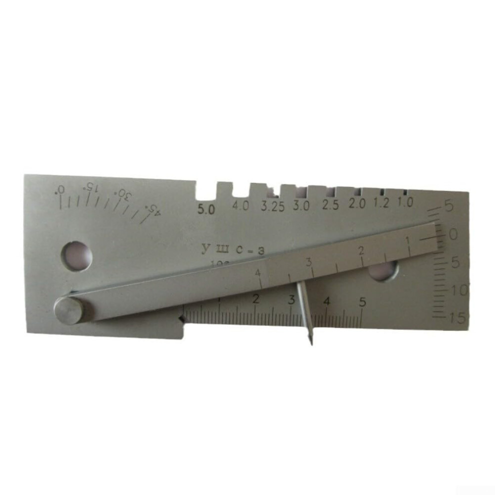 Inspection Welding Gauge With Engraved Scale Pipe Weld Depth Misalignment, Bevel Edges, Gap Control, Electrode Diameters 9347817240122