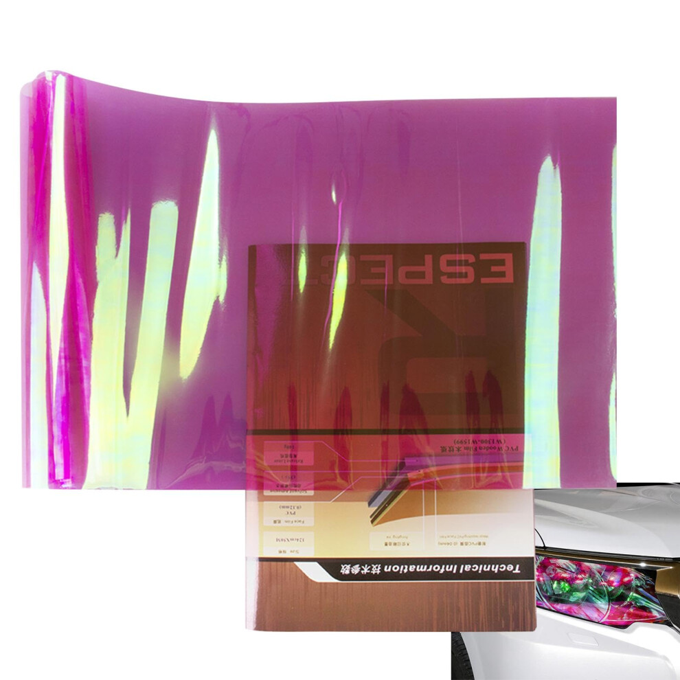 Headlight Tint Film Extra Wide 30 X 179.8 Cm Sticker Pink 9382693757463