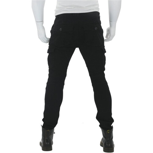 Motorcycle Trousers with Protectors L Black 1