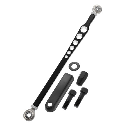 Motorcycle Gear Shift Linkage 6 Hole Lever Shift Linkage Black Item Replacement