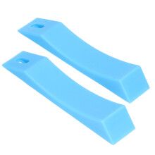 Silicone Barbell Load/Unload Wedge – 23.2x4.5cm, Blue Anti-Slip Cushion