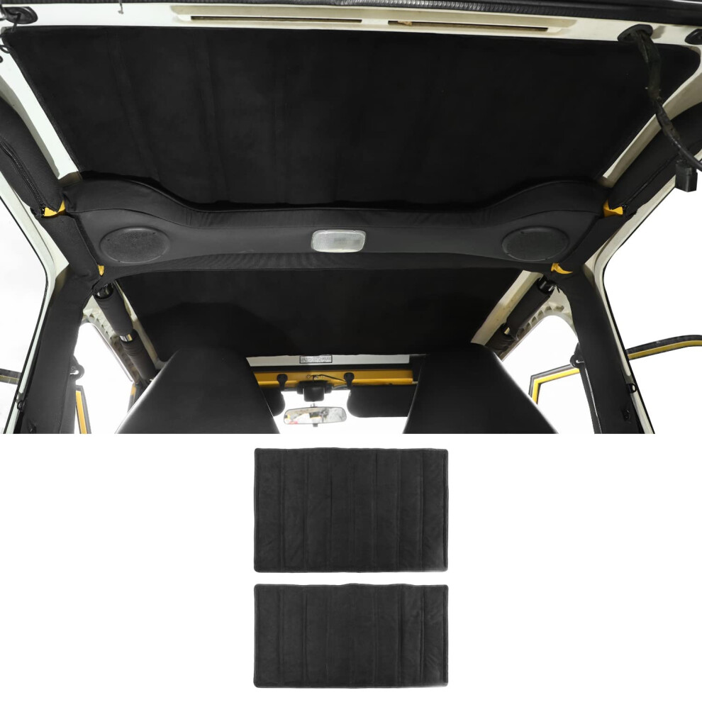 Headliner Roof Thermal Insulation Sound Deadener Cotton Kits For Jeep Wrangler Tj 19972006 9382693757548