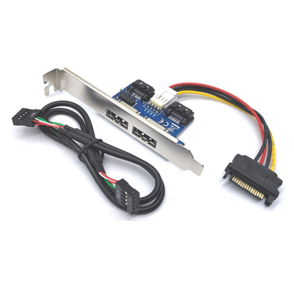 Power Over Esata To Sata Adapter For 2.5/3.5/5.25 Inch Drives Speed Data Transfer 9199774888912