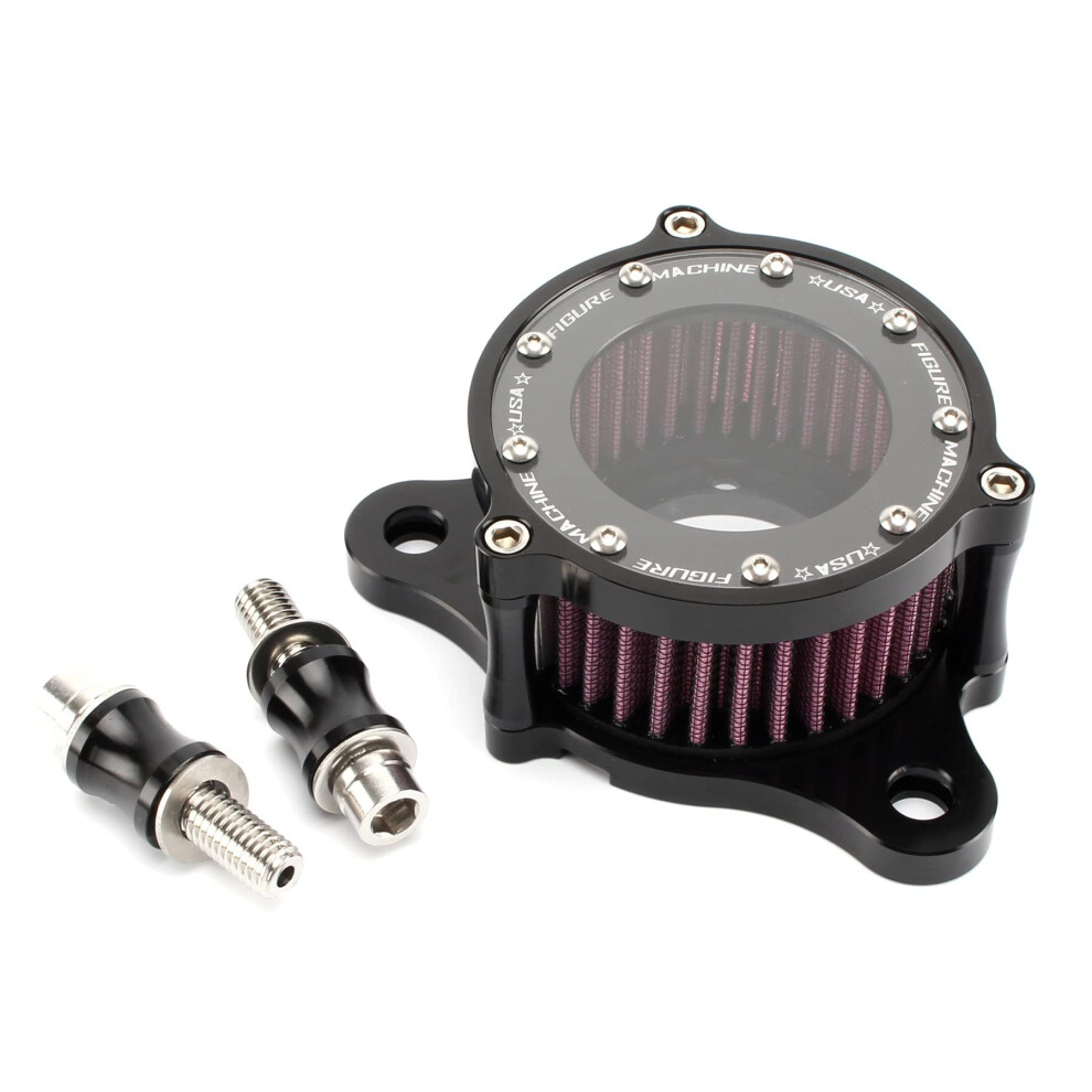 Air Filter Kit For Harley Sportster Xl883 Xl1200 Iron 883 48 72 1991 Black 9347817088595
