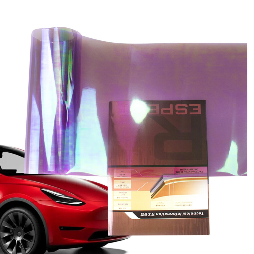 Headlight Tint Film, Extra Wide, 11.8 X 70.8 Inch Paint Foils, Purple 9347817088632