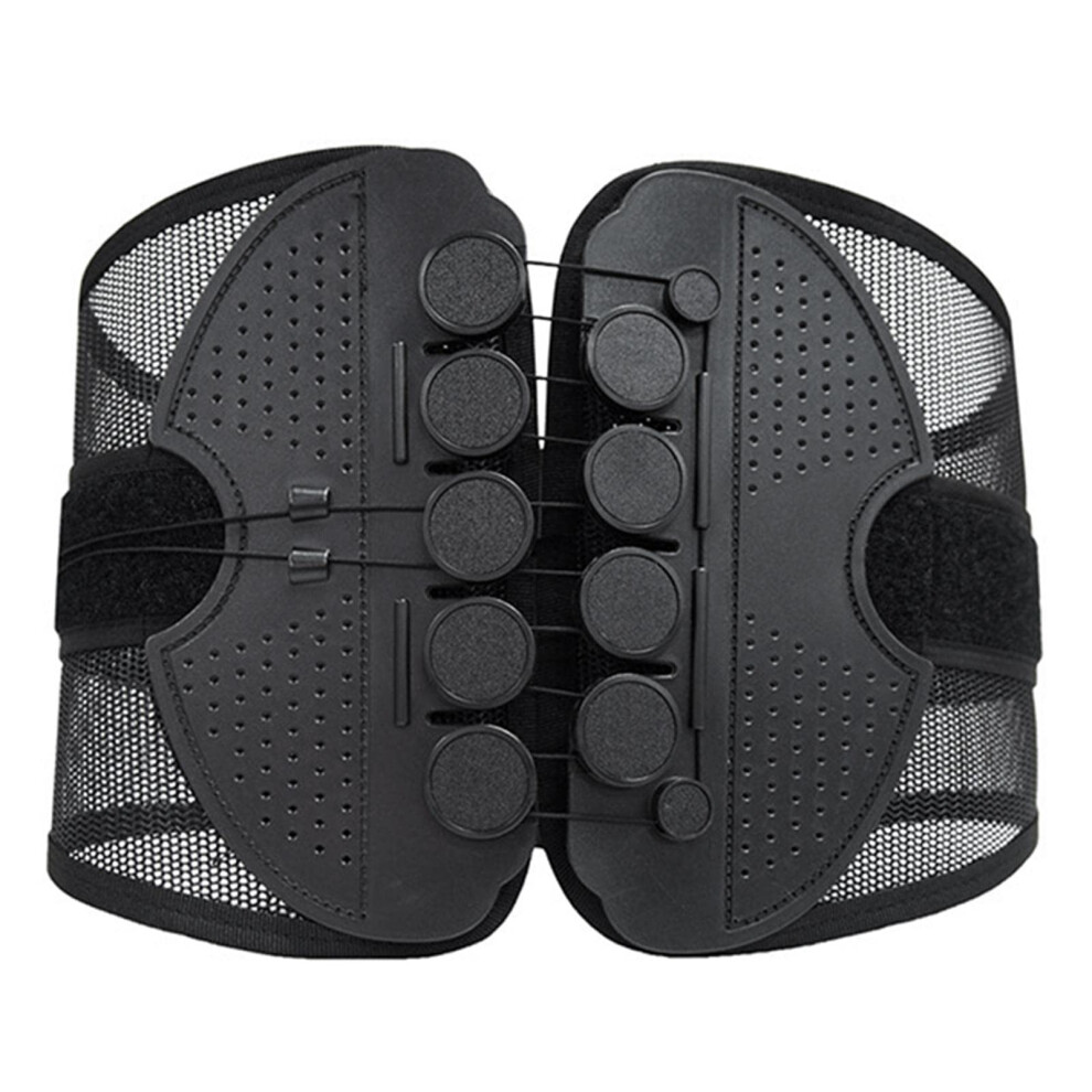 Waist Support Belt  Back Braces to Relieve Lower Back Pain  Breathable Waist and Lumbar Belt with Removable Pad XL