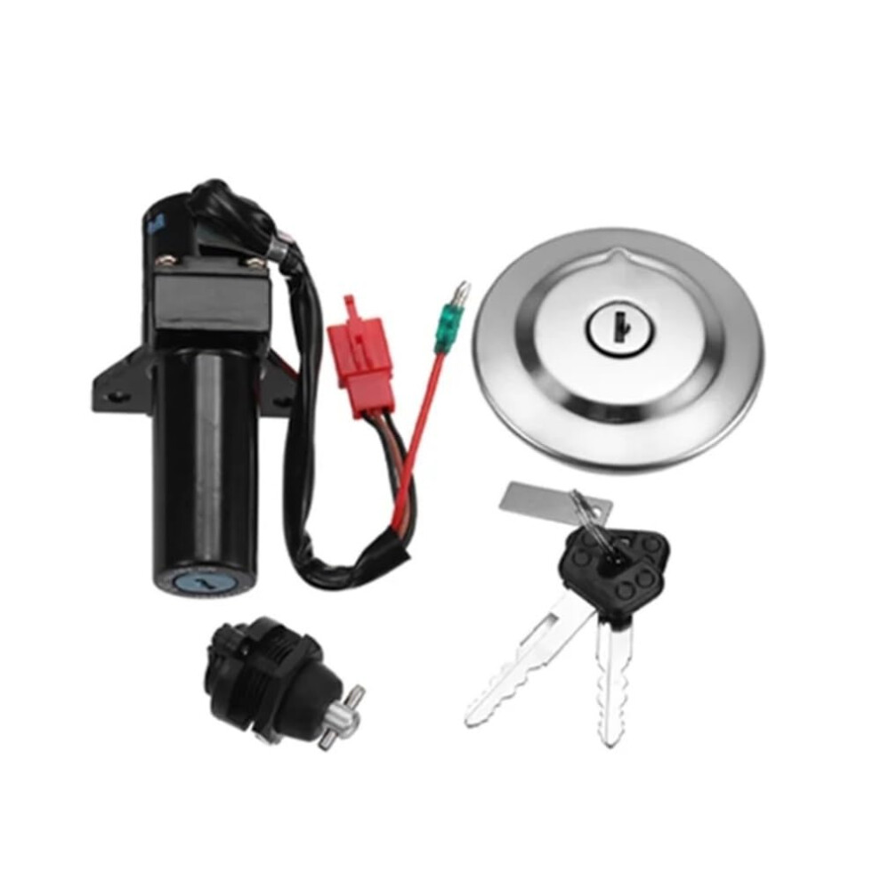 Motorcycle Ignition Switch Motorcycle Electric Ignition Switch Lock Set Fuel Tank Cap Seat Lock Key For Yamaha Ybr125 For Ybr 125 20072014 9347817088809