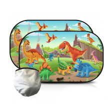 Pack of 2 Baby Car Sun Protection, UV Sun Visor, Foldable Car Window Shade, 51x31cm