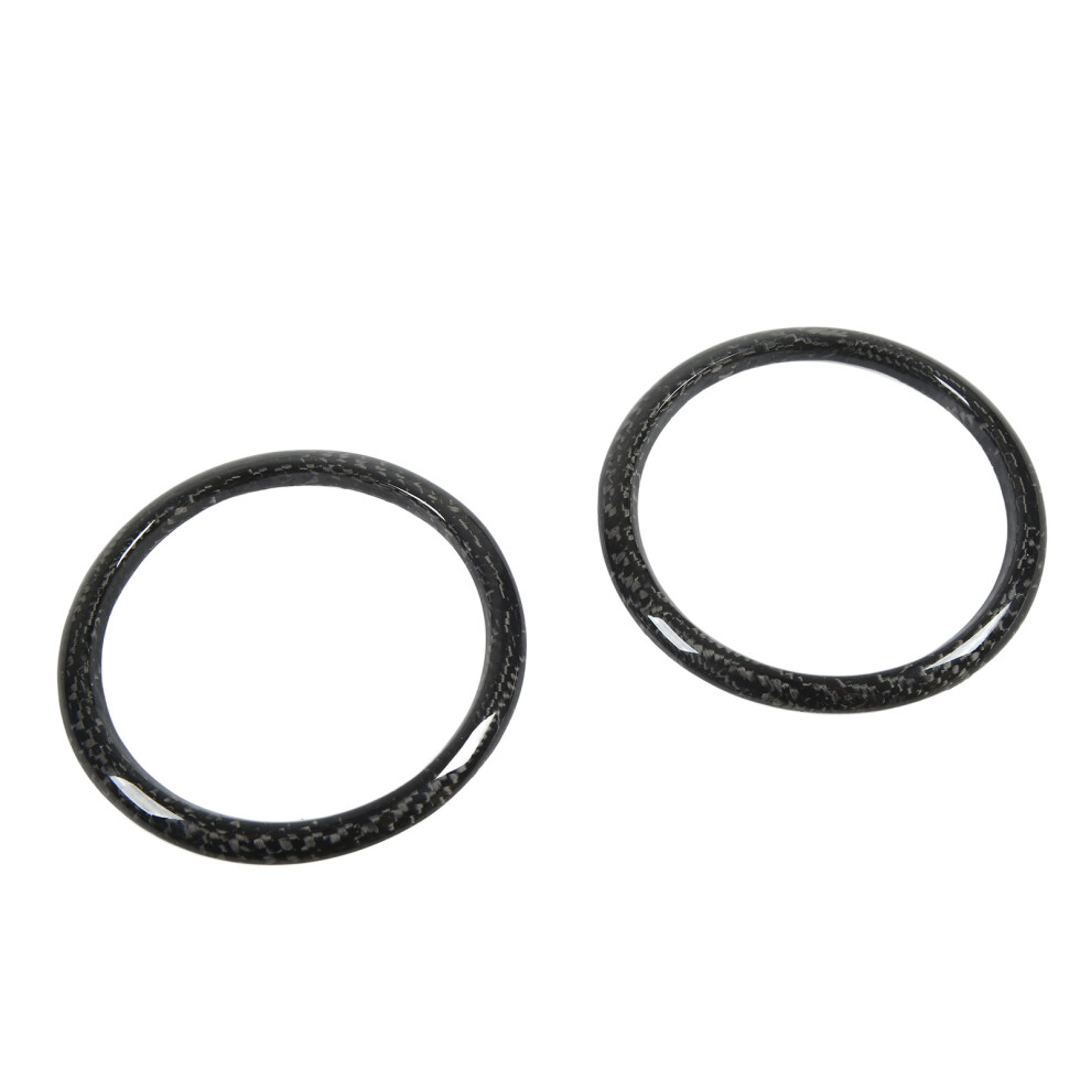2Pcs Carbon Fiber Ac Outlet Ring For Subaru Brz 2012Â2020 Air Vent Trim 7671373785622