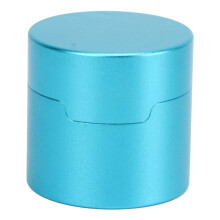 Custodia portatile rotonda per gessetti per Moschettone da piscina - Alluminio pressofuso - Finitura blu