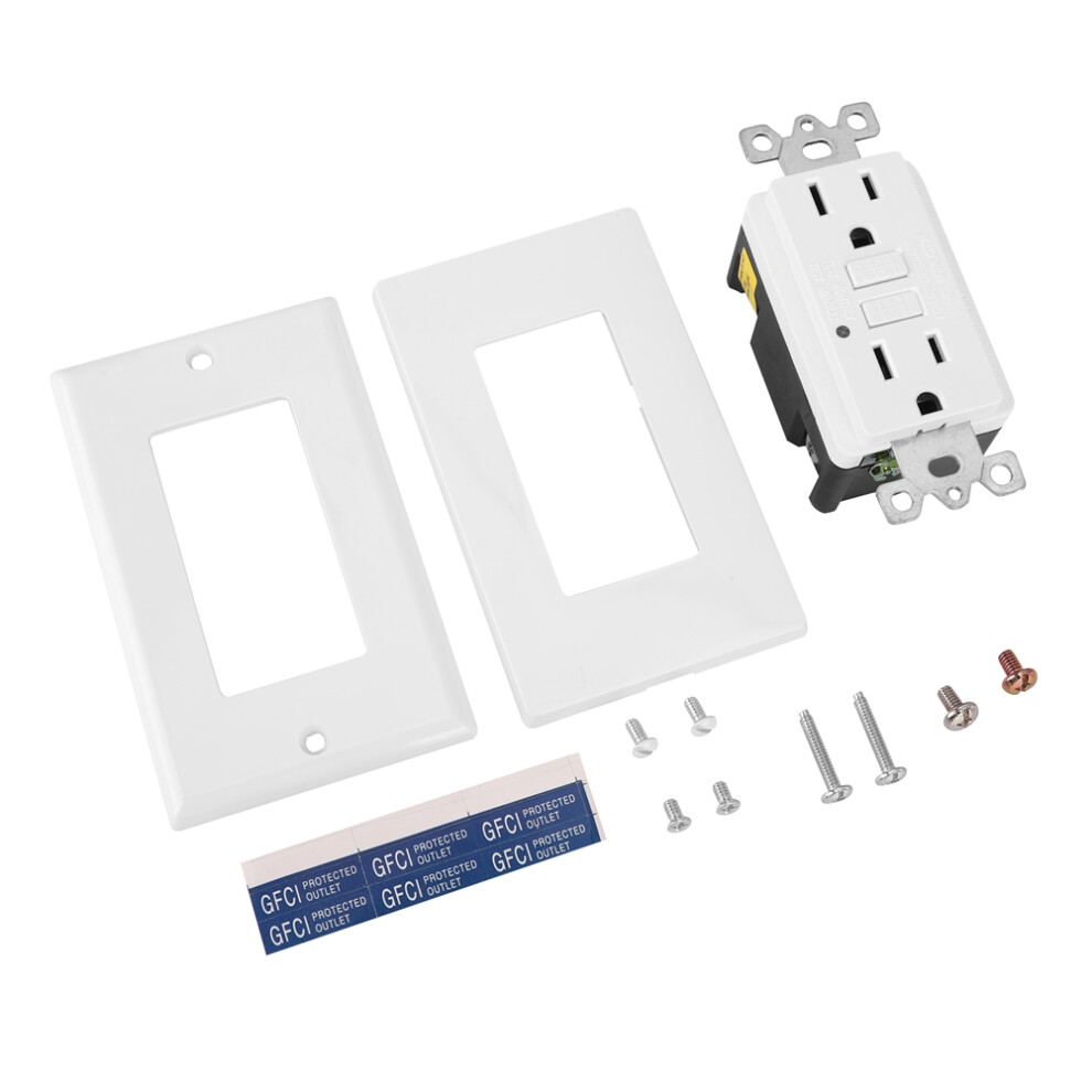 Usb Outlets Wall Charger Type C & Type A Ports High Speed Charging Power Outlet Tamper Resistant Receptacle Ul Listed With Wall Plate For Home And 9169997499493